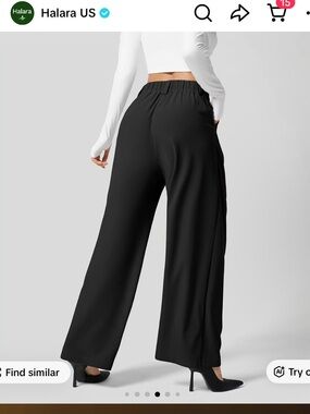 HALARA High Waist Waffle Pants